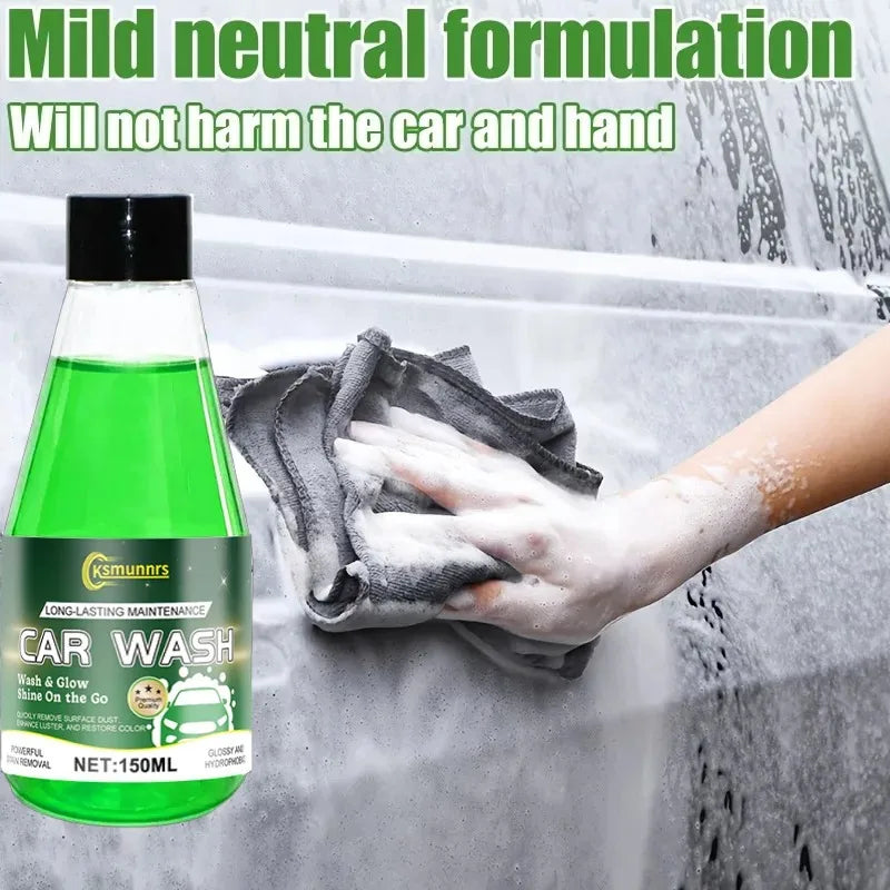 150ml Car Wash Wax Shampoo - High Foam Car Cleaning Soap for Shine & Protection