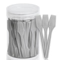 Mini Cosmetic Spatula Set for Face & Makeup Application - 100 Pcs