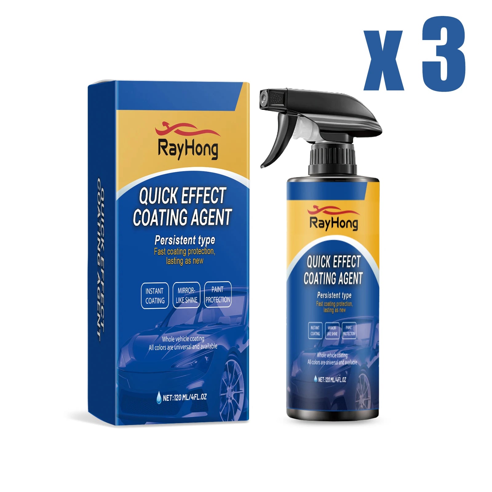 Car Coating Spray Protectant Sealant Wax Polisher Scratch Repair Gloss Ceramic