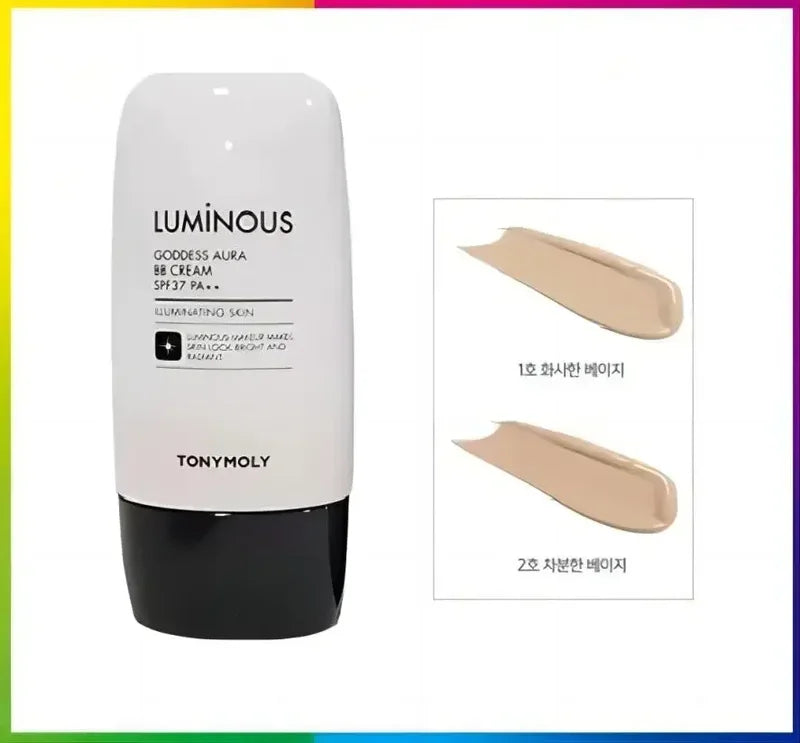 Korean BB Cream Foundation SPF37 Waterproof Pore Cover 45ml - Concealer Primer