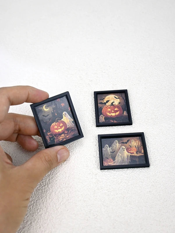 Halloween Wall Hanging Decoration Miniatures for Dollhouse & Home Decor
