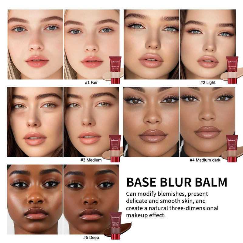 Long Lasting Matte Foundation with Oil Control - 5 Colors, 30ml