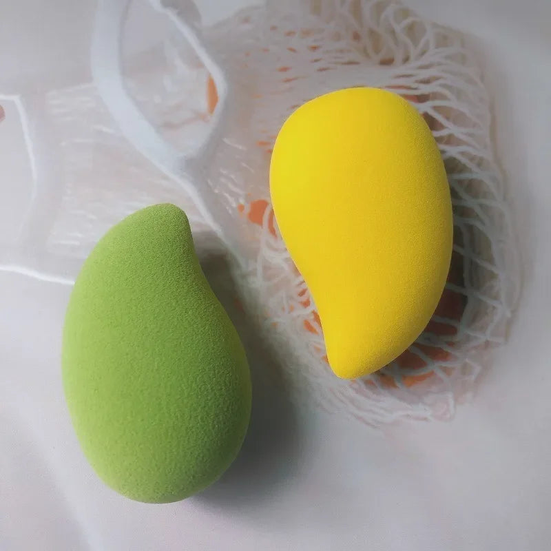 Mango-Shaped Soft Makeup Sponge Blender for Face and Foundation
