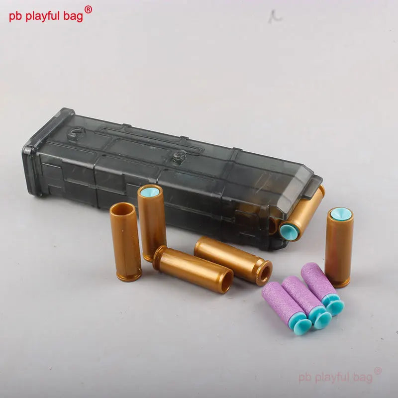 Foam Soft Bullet Toy Case for Outdoor Sports - Multi-Color, M416 Shell