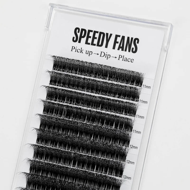 Eyelash Extension Fans - 10D Premade Volume Fans for Hybrid & Natural Looks