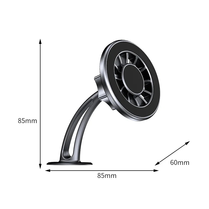 Magnetic Car Phone Holder for MagSafe and GPS, Air Vent Mount, Universal Fit