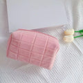 Small Cosmetic Bag for Travel and Makeup Storage - Portable Plush Organizer