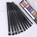 Multi-Color 5/9/10pcs Eye Makeup Brush Set with Soft Bristles for Eyeliner Eyebrow Contour
