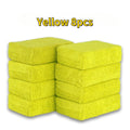 8PCS Microfiber Car Wax Applicator Pads - Soft Foam Detailing Sponges for Vehicle Polishing