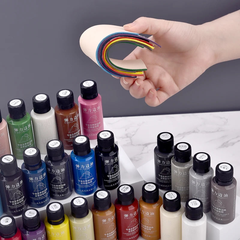 Leather Edge Repair Paint Oil Dye - 30ml Leather Edge Finish & Colorant