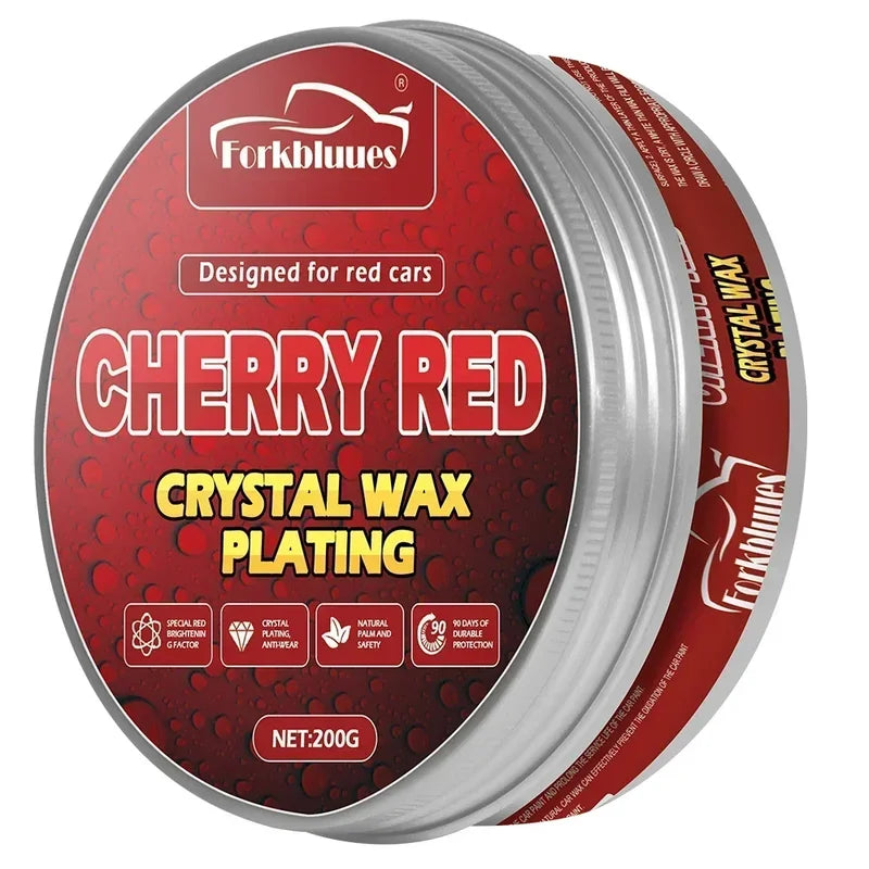Car Wax Crystal Plating Set with Sponge - Hard Glossy Paint Protection & Tiny Scratch Repair