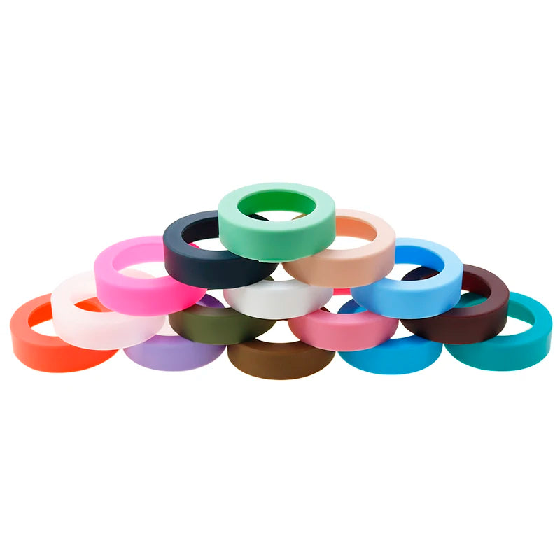 Silicone Cup Bottom Cover Water Protective Support Anti Scald Round 6.5cm 13.5g