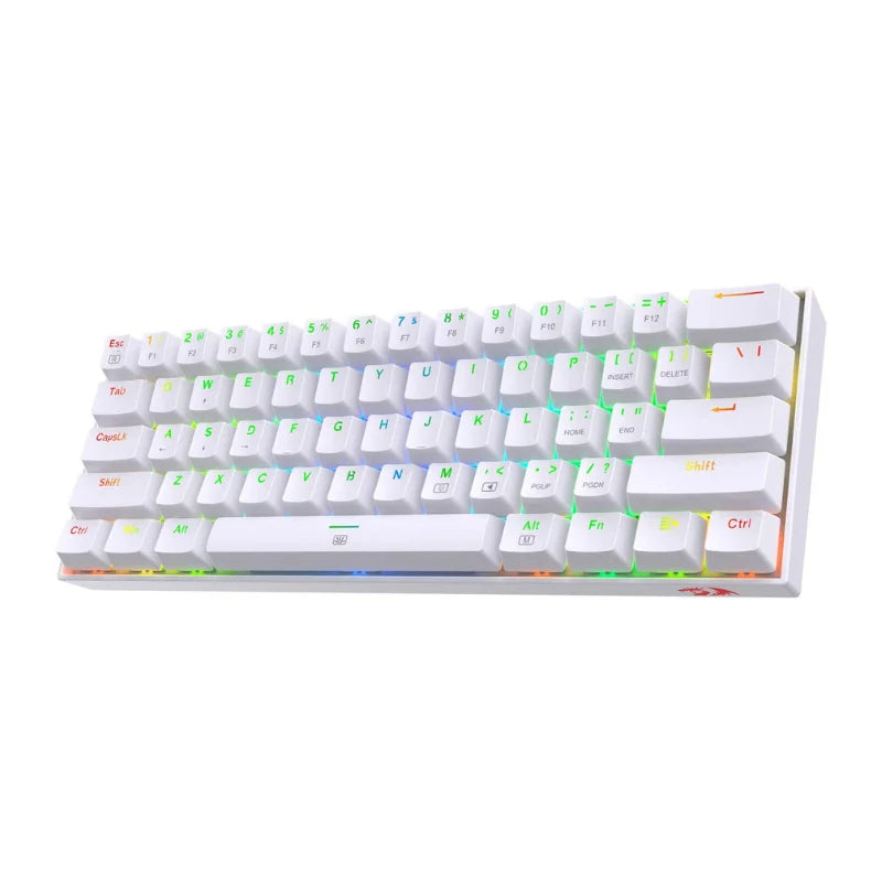 Redragon 60% Mechanical Gaming Keyboard RGB Wired 61 Keys Hot-Swappable
