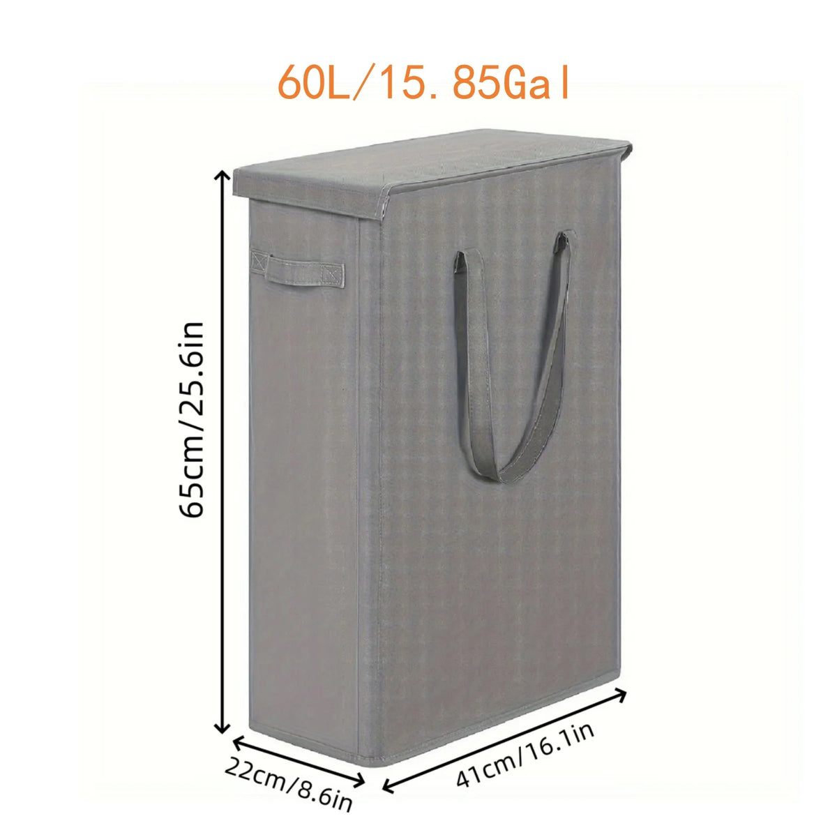 Laundry Basket with Wheels and Lid - Foldable Hamper for Bedroom Bathroom Dorm