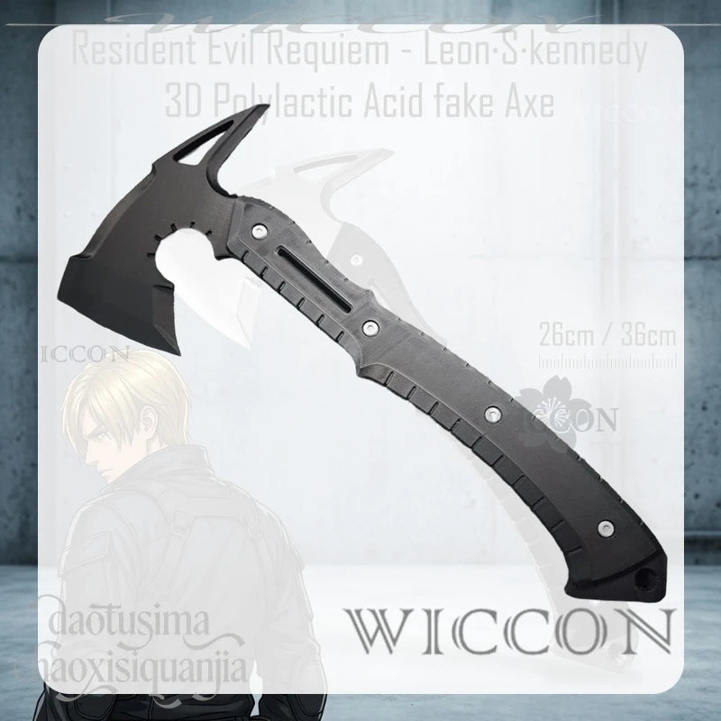 Horror Game RE9 Cosplay Fake Tactical Axe Prop - 3D PVC Accessories