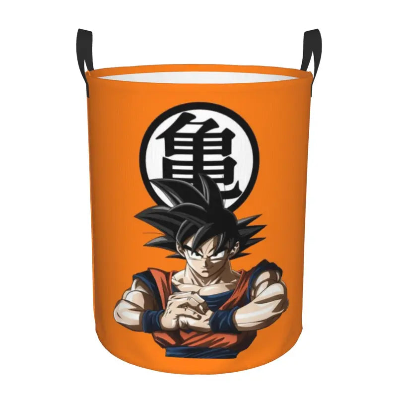 Dragon Ball Goku Laundry Hamper Toy Organizer Large Storage Basket Anime Kids