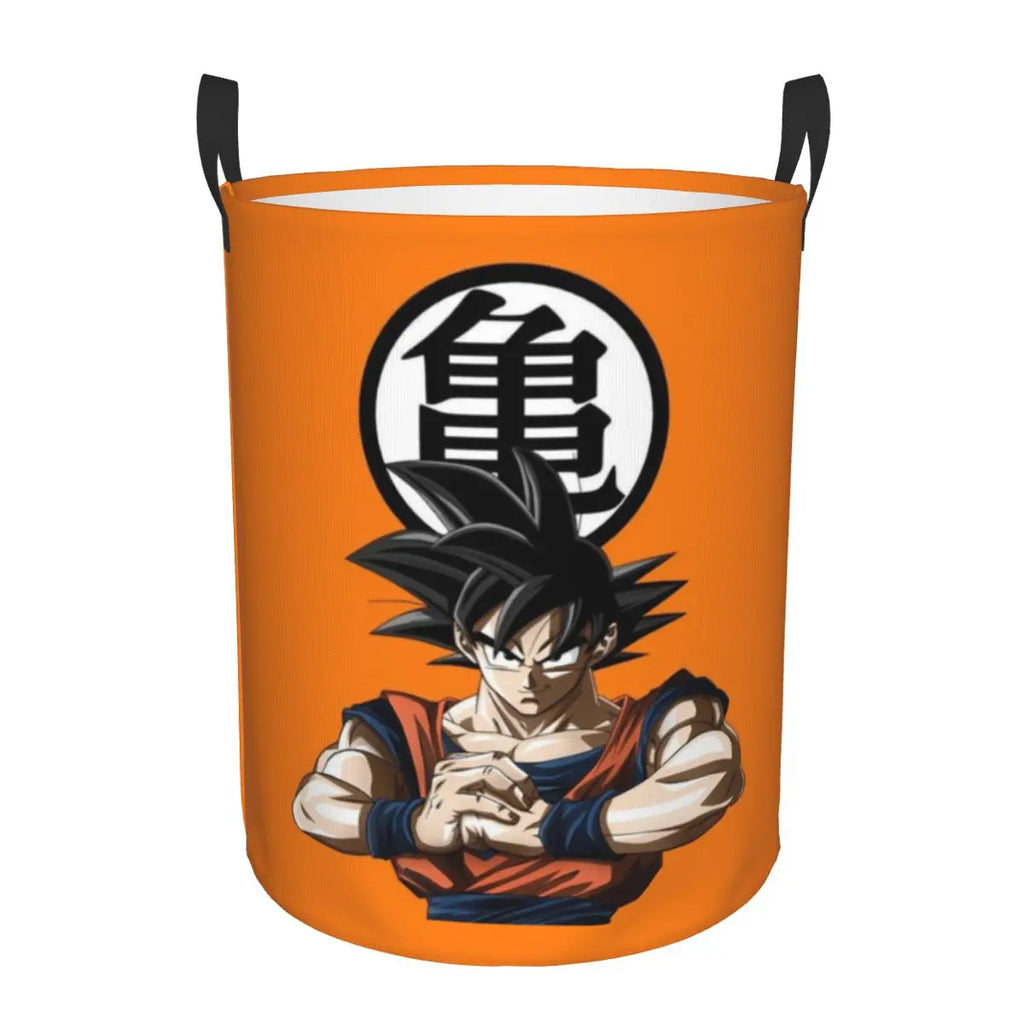 Dragon Ball Goku Laundry Hamper Toy Organizer Large Storage Basket Anime Kids