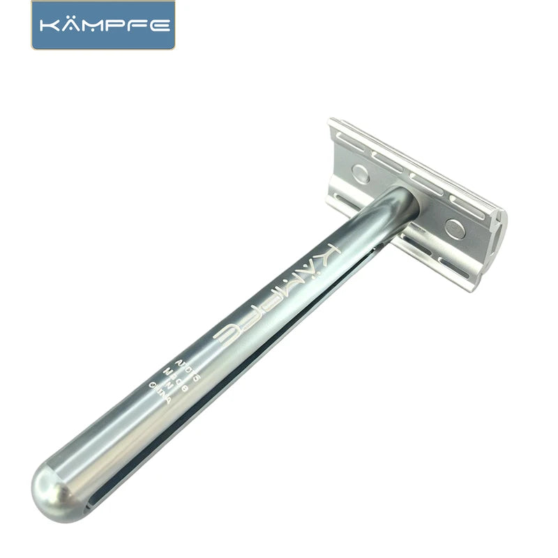 Men's Double Edge Safety Razor Aluminum Wet Shaving Razor - Lightweight & Durable