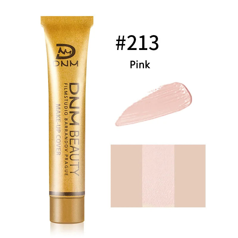 High Coverage Moisturizing Face Concealer Cream Waterproof Foundation