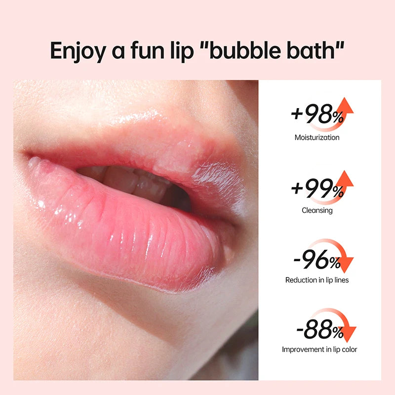 Lip Mask Bubble Exfoliating Oil - Lightening, Moisturizing & Brightening
