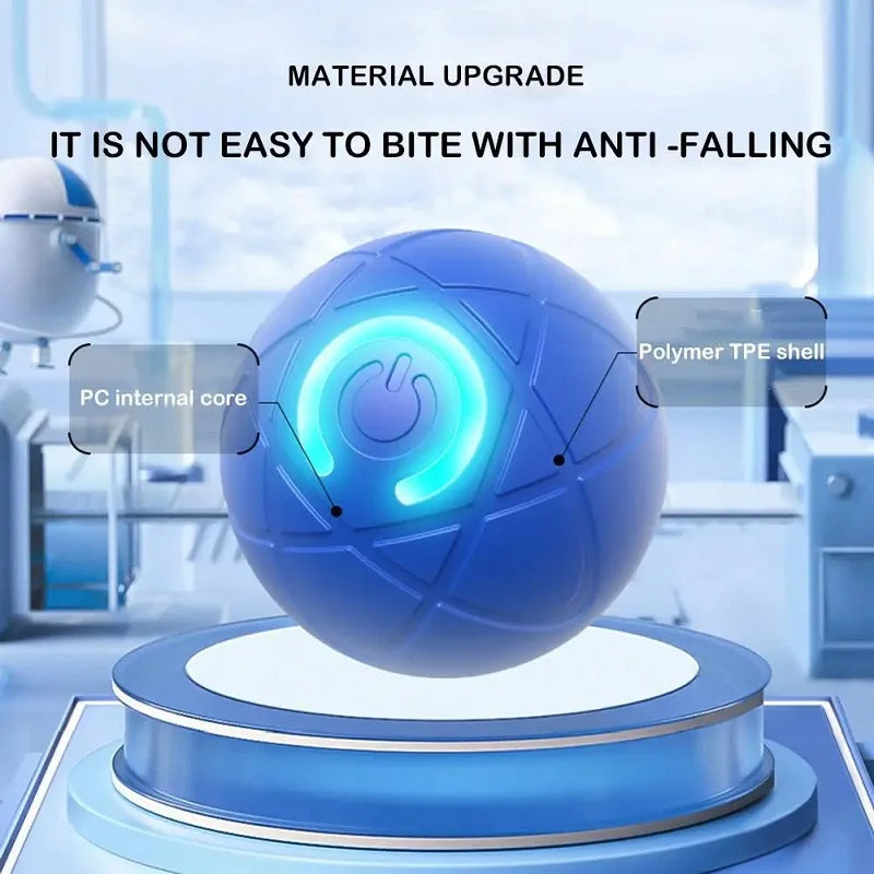Interactive Automatic Dog Toy Ball - Rechargeable Smart Pet Ball for Small & Medium Dogs