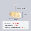 Modern Cloud Pendant Light Fixture for Dining Room Kitchen Living Room