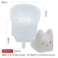 Silicone Mold for Cakes, Pudding, Jelly, Ice, and Decorations - Cat Milk Design