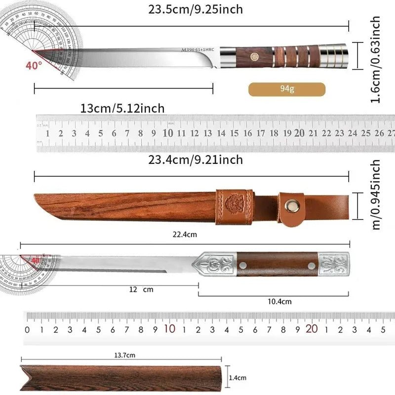 Multi-Piece Meat Cutting Knife Set with Ultra-Sharp Blades - M390 Stainless Steel