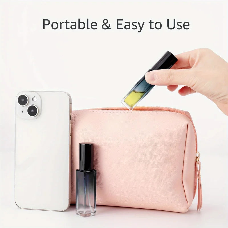 8ml Gradient Glass Perfume Atomizer Set - Leak-Proof Travel Bottles with Accessories