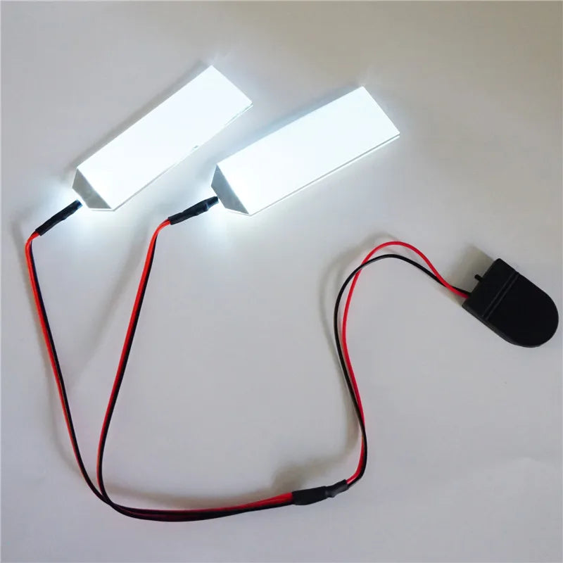 Acrylic LED Light Eyes Kit for Halloween Mask and Cosplay Helmets - Multiple Colors