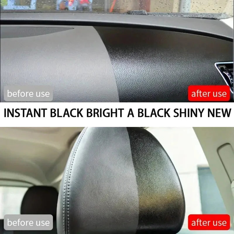 Black Tire Wax 100g - Long-Lasting Car Tire Shine & Protection