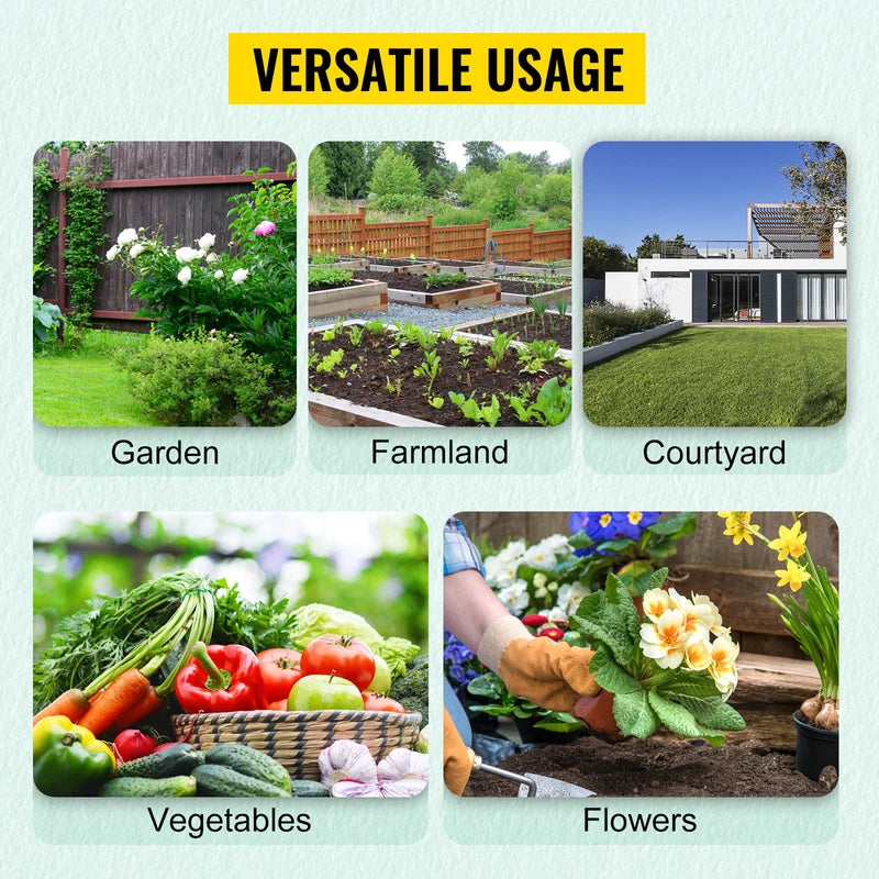 Walk-in Tunnel Greenhouse with Galvanized Frame & Waterproof Cover - Multiple Sizes