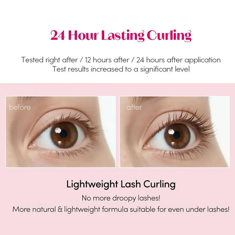 Volumizing Curl Fix Mascara - Smudge-Proof, Long-Lasting Eyelash Enhancer, Multiple Shades