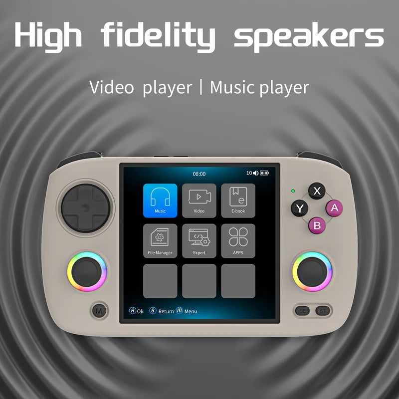 Retro Handheld Game Console with WiFi Bluetooth 64-Bit Support 5000 Games