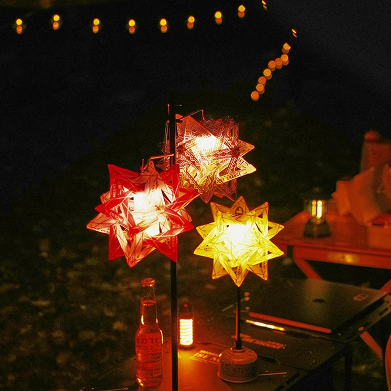 Outdoor Star Camping Light Shade Waterproof Atmosphere Lampshade - Wear-Resistant, Lightweight, Easy Assembly