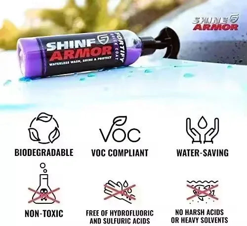 Ceramic Coating Car Wax Spray Waterless Wash & Hydrophobic Top Coat