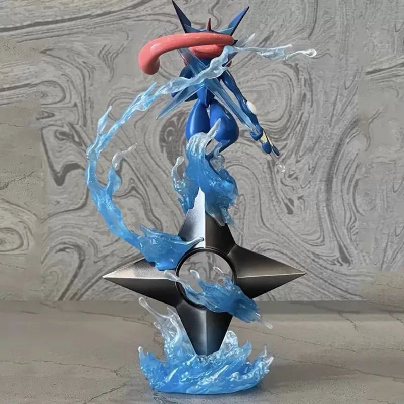 Anime Pokemon Greninja Action Figure PVC Statue - 19cm Collectible Toy