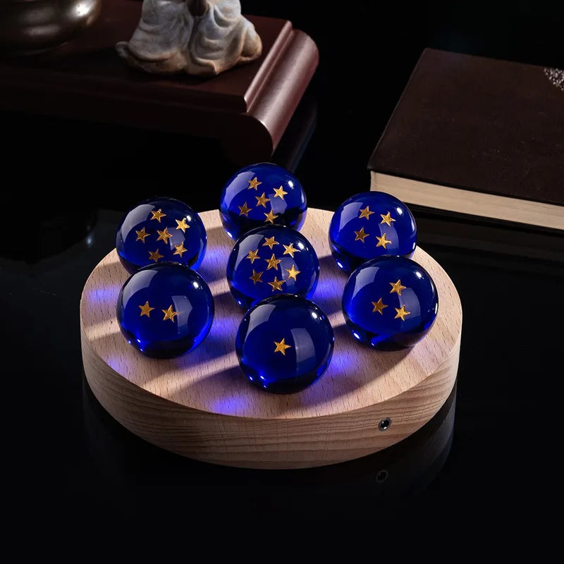 Dragon Ball Z Crystal Ball LED Nightlight Wooden Desk Ornament Kids Toy