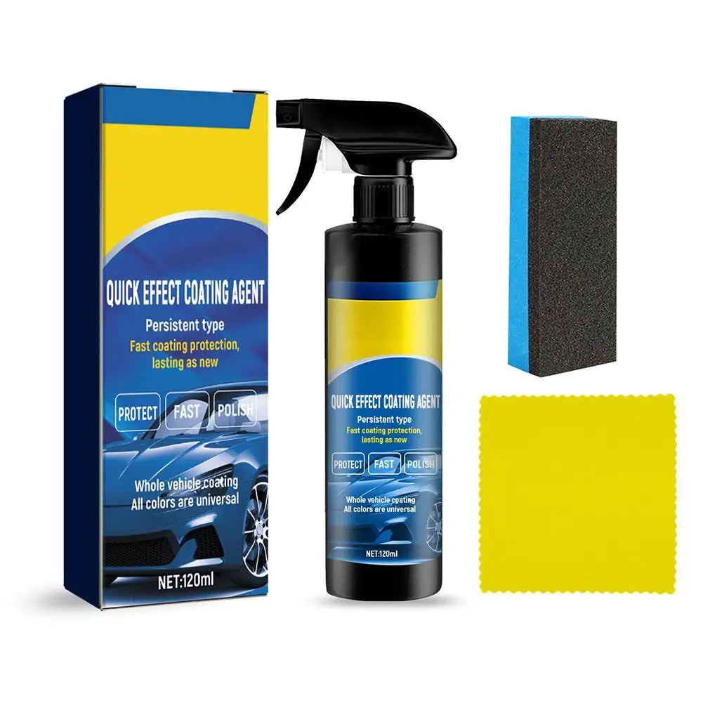 120ml Car Coating Spray Waterless Wax Polish for Car & Motorcycle Protection