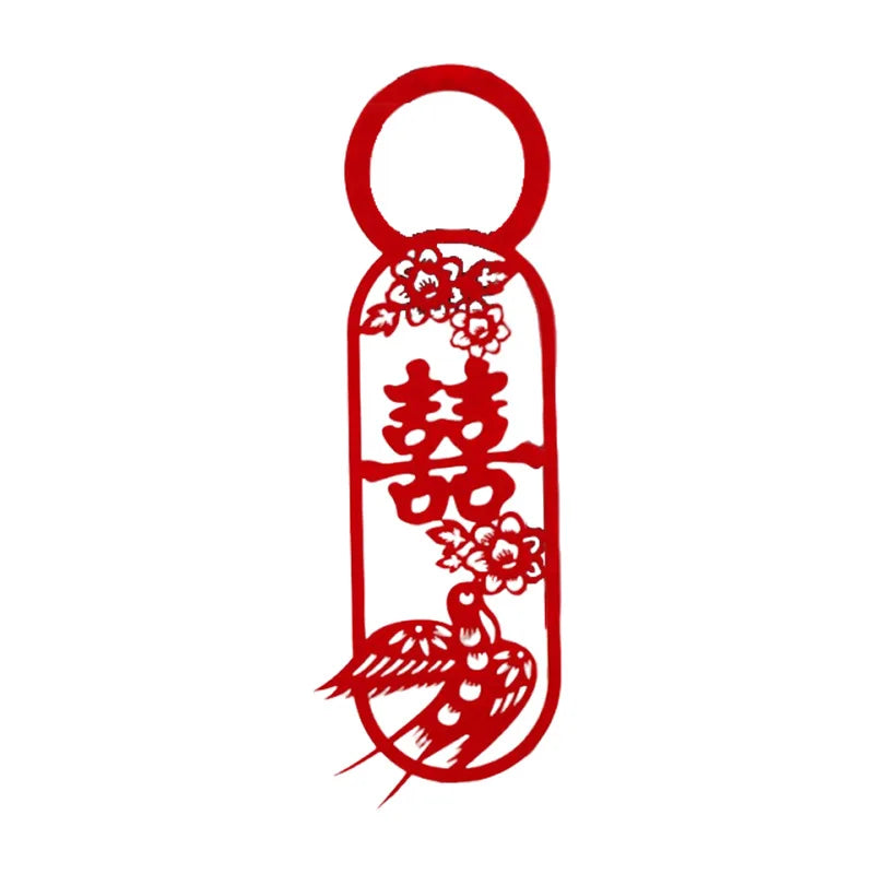 Chinese Wedding Wall Decoration Double Happiness Background Ornament Wedding Wall Stickers
