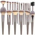 Makeup Brushes Set with Soft Nylon Bristles - Foundation Eyeshadow Blush Highlighter Concealer Kabuki Blending Tools