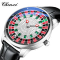 Luxury Quartz Wristwatch with Rotating Dial Waterproof Men’s Watch