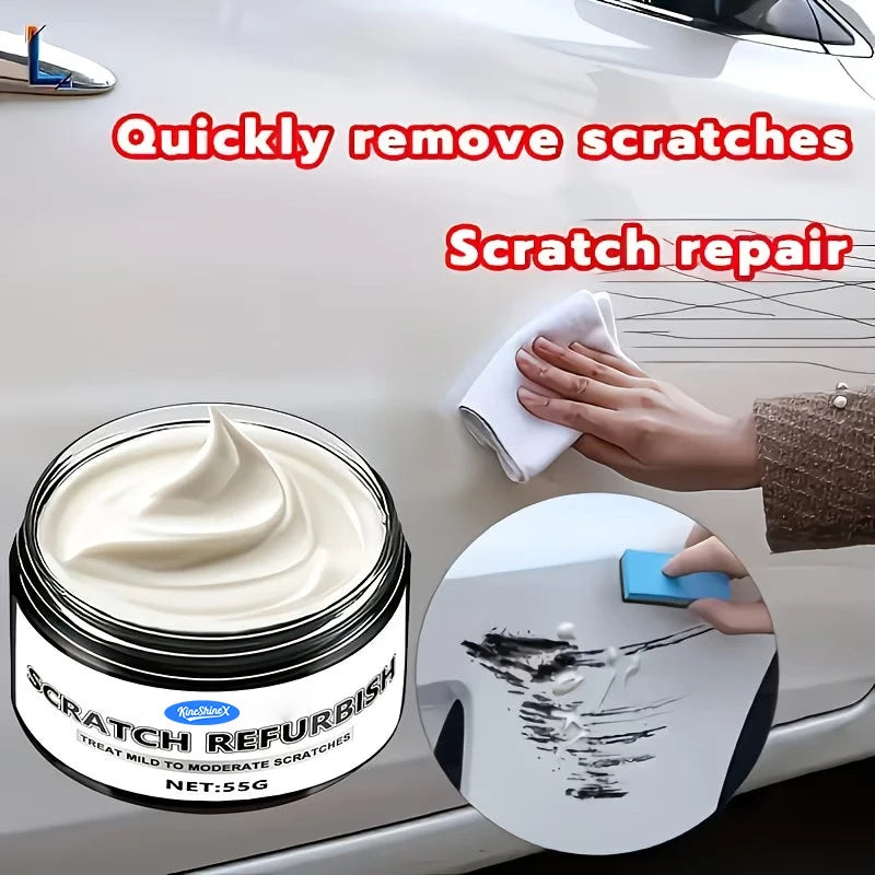 Car Scratch Remover Wax Polish - Long-Lasting Shine & Oxidation Protection