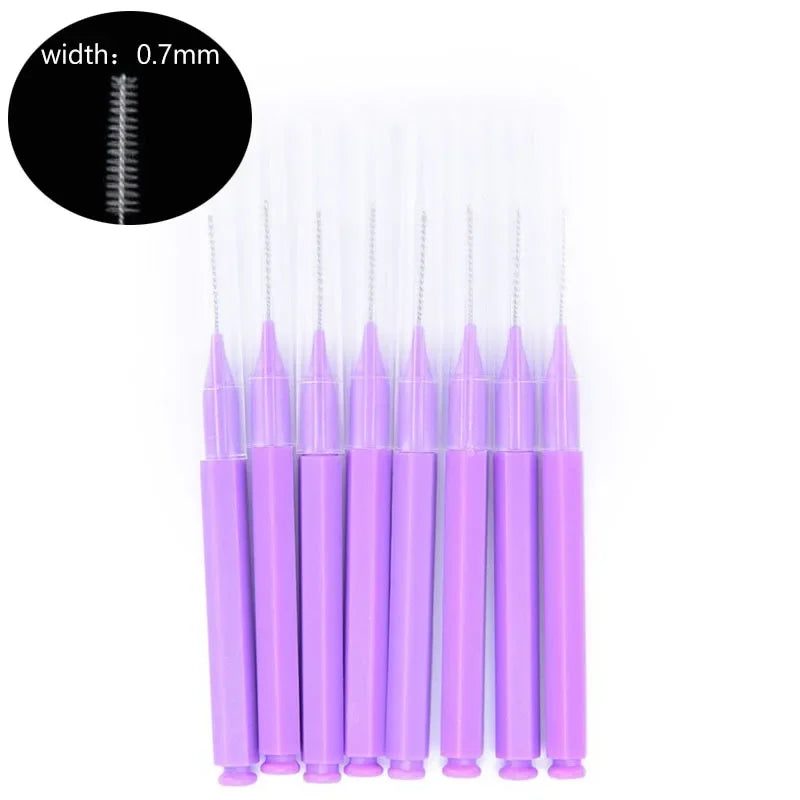 Mini Eyebrow & Eyelash Brush Set - Disposable Combing & Cleaning Tools