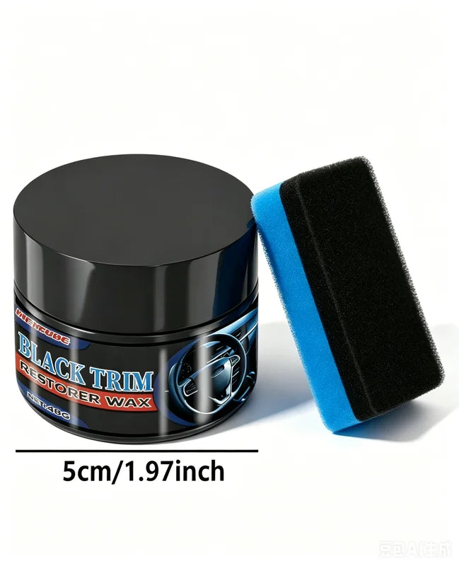 48ml Tire Shine & Retreading Wax for Car Maintenance Long Lasting Stain Remover