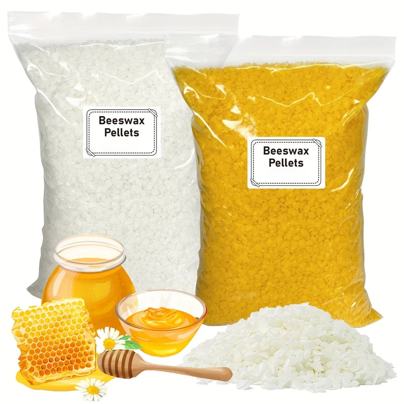 Beeswax for Candle Making - Natural DIY Candle & Craft Wax, 200g/500g/1000g