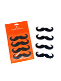 Self-Adhesive Fake Mustache Set - 4 Classic Handlebar Styles for Halloween & Parties