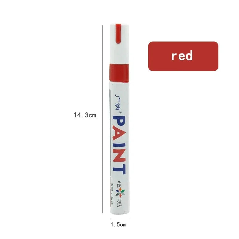 Waterproof Car Tire Marking Pen Auto Rubber Paint Marker Touch Up Graffiti