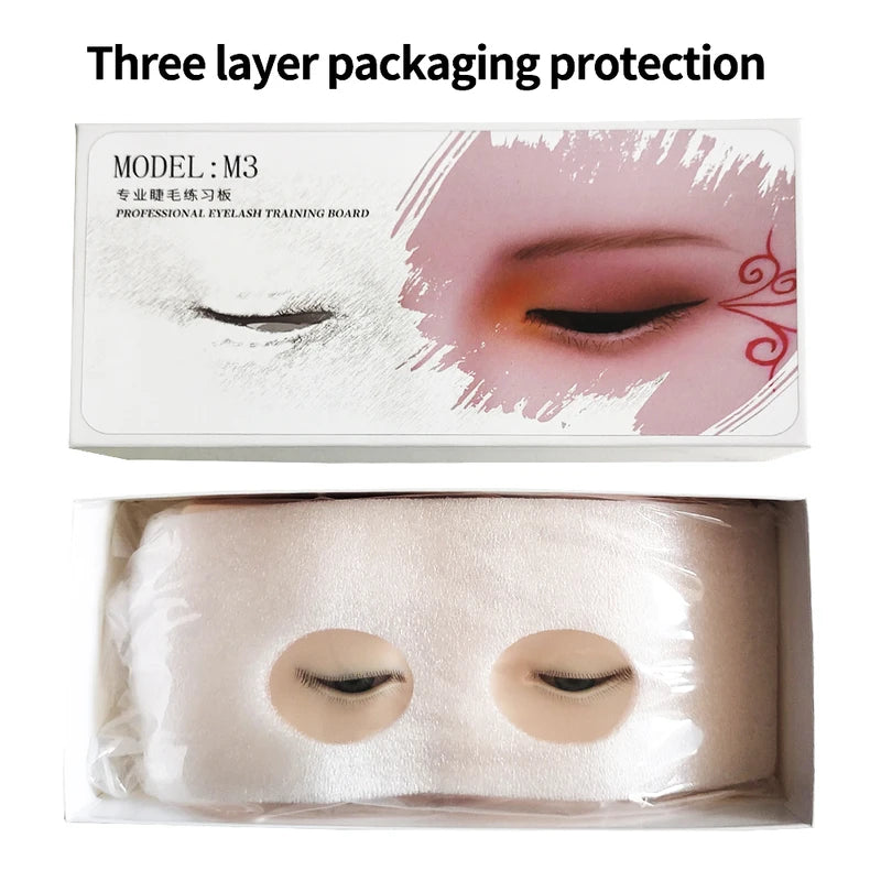 Reusable Human Head Model for Eyelash Practice and Styling Display