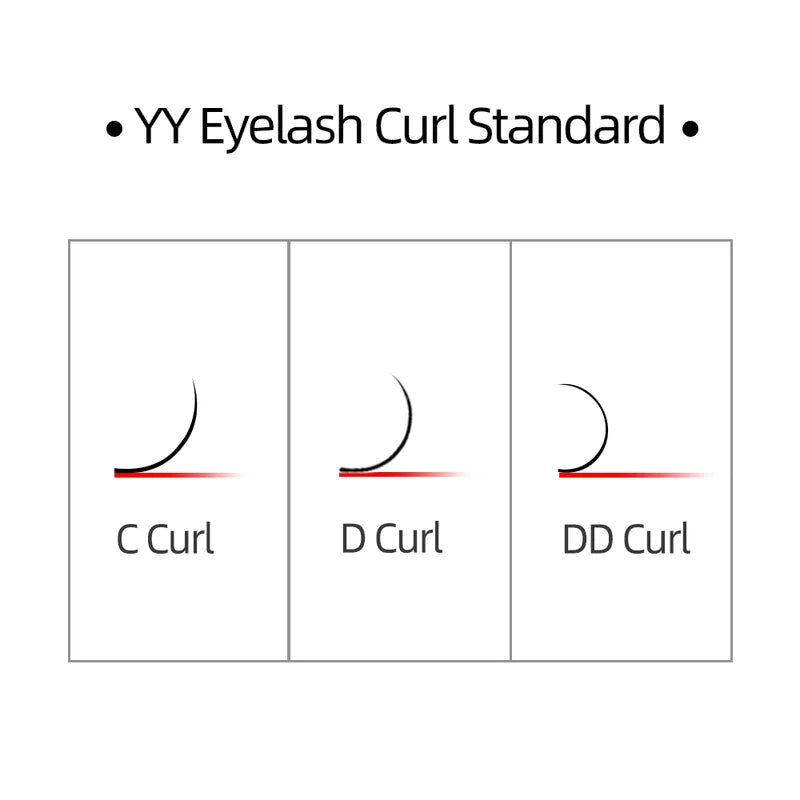 Premium Cross Shape Eyelash Extensions - Soft Natural Mink Material, Hand-Woven, Multiple Lengths & Curl Options